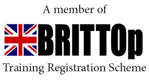 Logo: British Register of Industrial Truck Trainers and Operators.